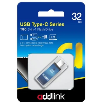 addlink T80 32GB USB 3.1/Type-C AD32GBT80B3