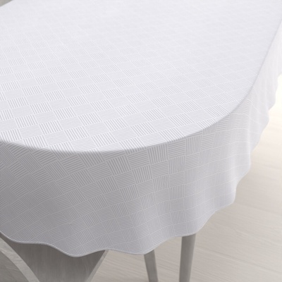 Biante Teflónový oválny obrus Milano TF-094 biely 50x100cm