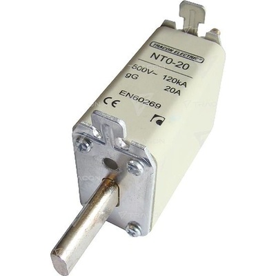 Tracon NTM0-10 Nožová pojistka 500V AC, 10A, 0, 120kA, aM