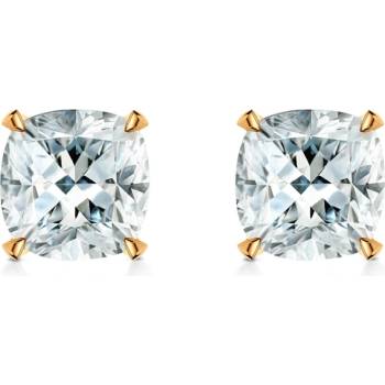 SAVICKI Обеци Share Your Love: злато, лабораторни диаманти с шлифовка "възглавница