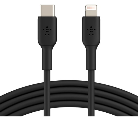 Belkin CAA003BT1MWH Lightning, USB C, samec, samec, 1m, bílý