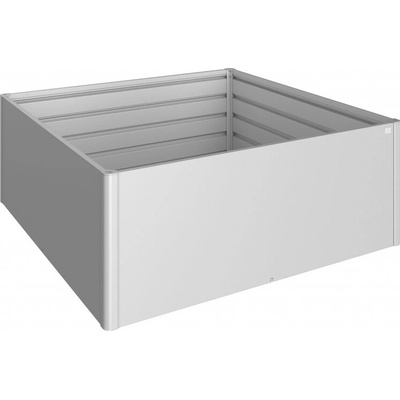 Biohort Kvetináč - zeleninový záhon Plantbox Strieborná metalíza, 1,5x1,5 152x152x77 cm