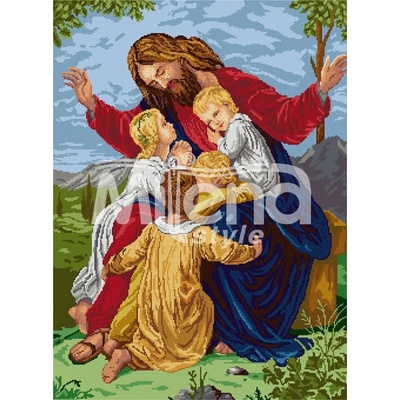 Milena Style Благословение - гоблен със схема конци Ariadna 1: 1