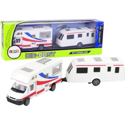 Lean Toys Kovové komponenty Sada karavan + karavan
