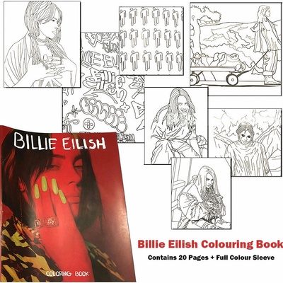 Omaľovánka Billie Eilish Billie