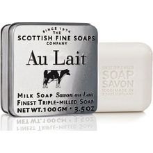 Scottish Fine Soaps mýdlo v plechu Au Lait 100 g