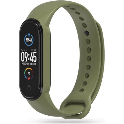 Tech-Protect Силиконова каишка за Xiaomi Mi Smart Band 5 / 6 / 7 / NFC от Tech-Protect IconBand - military green (9589046923289) - 1006