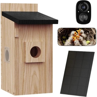 Evolveo StrongVision BirdFeeder Chytré krmítko pro ptáky s kamerou a solárním panelem