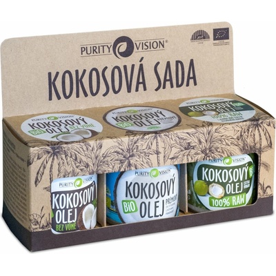 Purity Vision Kokosová sada 3 x 120 ml