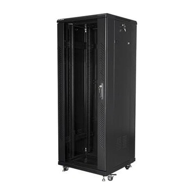 Lanberg Комуникационен шкаф, Lanberg rack cabinet 19" free-standing 32U / 600x600 self-assembly flat pack, black (FF01-6632-12B)