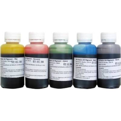 Art RESIN Tónovací pigmentový roztok, zelený pigment, 100 ml