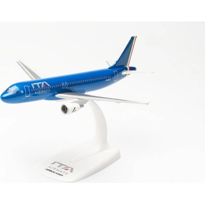 Herpa Airbus A320 216 ITA Airways 2021s Colors Paolo Rossi Snap Fit 1:200