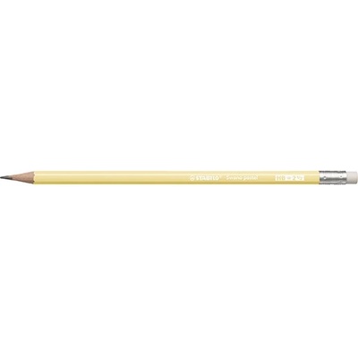 STABILO Графитен молив STABILO Swano Pastel HB шестоъгълен гумичка жълт 4908/01-HB (4908/01-HB)