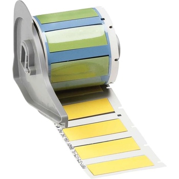 Brady M7-375-175-342-YL / 174615, PermaSleeve маркерни ръкави за кабели, 44.83 mm x 16.40 mm (174615)