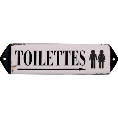 Antic Line Метална табела 30, 5x7 cm Toilettes - Antic Line (SEB15865)