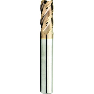 Karbidová fréza 4 břitá na kalené oceli 12 mm, 35°-38°