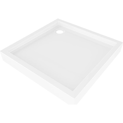 Mexen Flow+ квадратен душ корито 70 x 70 см, бял гланц - 46S107070H (46S107070H)