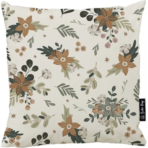 Butter Kings Калъфка за възглавница с коледен мотив 45x45 cm Festive Flowers - Butter Kings (CHDC12_cushion_canvas)