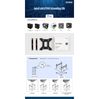 Zalman Охладител за процесор Zalman - ZM1700-MKA (ZM1700-MKA)