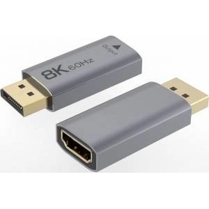 PremiumCord Adapter PremiumCord DisplayPort - HDMI, 8K @60Hz, 4K @144Hz meski/Zenski, plated