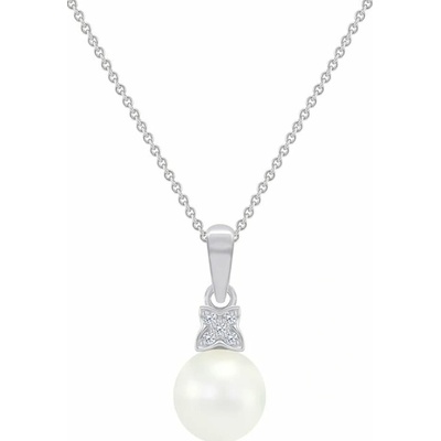 Eppi Perlový přívěsek s diamanty Camillei P37279