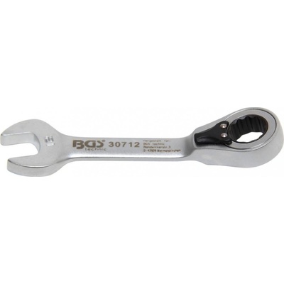 BGS technic kľúč vidlica-očko s račňou krátky 12 mm BGS 30712