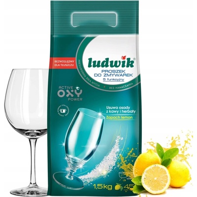 Ludwik 5 funkční prášek do myčky 1,5 kg