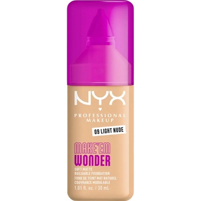 NYX Professional Makeup Make-up Make 'EM Wonder 09 Light Nude 30 ml