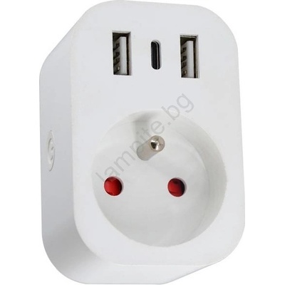Immax 1 Plug + 2 USB (IM1416)