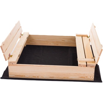 Bestent Пясъчник с пейки 120 см + покривало + агротекстил sun (ps120)