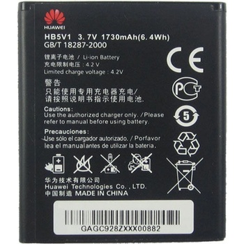 Huawei Батерия (оригинална) Huawei HB5V1 за Huawei Ascend Y300 T8833/U8833, Ascend Y300C, Ascend Y500, Ascend Y511, Ascend G350, 1730mAh/3.7V, Bulk