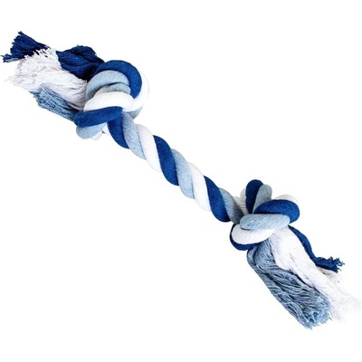 HipHop bavlněný uzel modro bílý 25 cm 75 g