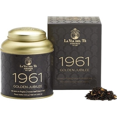 La Via Del Té Sypaný čaj v dárkové plechovce Golden Jubilee 1961 100 g