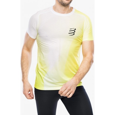 Compressport Běžecké tričko Performance S/S T-Shirt safe yellow