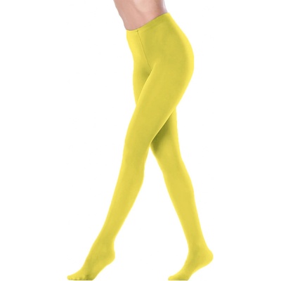 Giulia dámské elastické neprůhledné mikrovláknové punčocháče Samba 40 DEN YELLOW