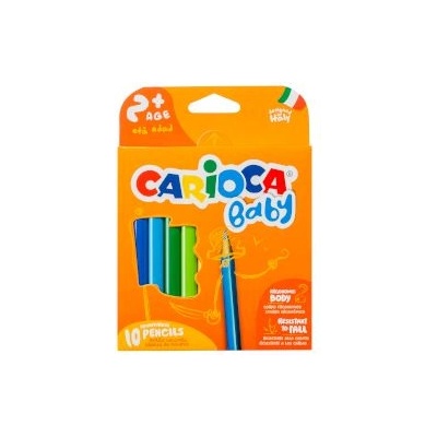 CARIOCA Цветни моливи Baby 4мм 10 цвята