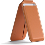 Satechi Vegan-Leather Magnetic Wallet Stand (iPhone 12/13/14/15 all models) - Orange (ST-VLWO) - pic