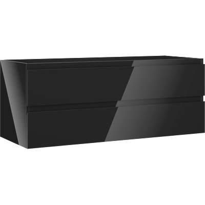 Mexen Orio шкаф за баня подмивнически, 120 см, 2 чекмеджета, черен гланц - 91A10-12047-2-BFF70 (91A10-12047-2-BFF70)