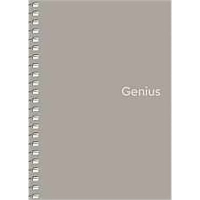 SHKOLYARYK Spirálový sešit Genius mix motivů čtverečkovaný A6 PP desky A6