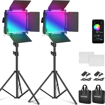 Neewer RGB660 Pro Set 2x LED RGB – Zboží Živě