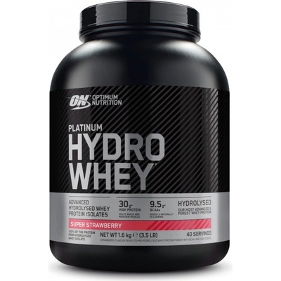 Optimum Nutrition Platinum Hydro Whey, ягода, 1.6 kg, Optimum Nutrition