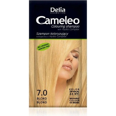 Delia Cosmetics Cameleo Coloring Shampoo tónovací šampon na vlasy odstín 7.0 Blond 40 ml