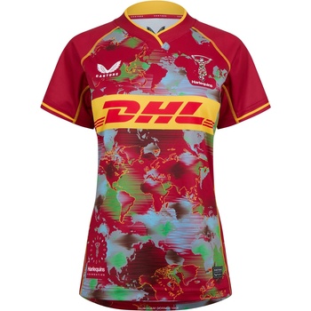 Castore Harlequins Big Game Shirt 2024 2025 Womens - Red