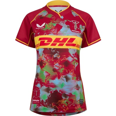 Castore Harlequins Big Game Shirt 2024 2025 Womens - Red