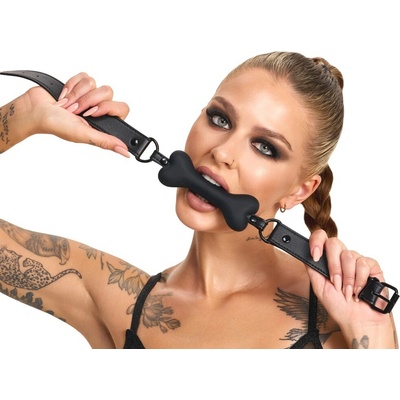 Bad Kitty Bone Gag Black