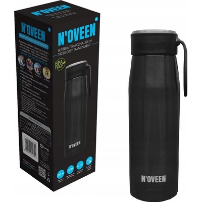 Noveen TB220 Termo láhev černá 390 ml