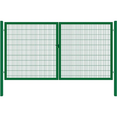 EKOfence Brána 2kr. OPTIM ZnPVC 3600x1750mm, zelená 16408