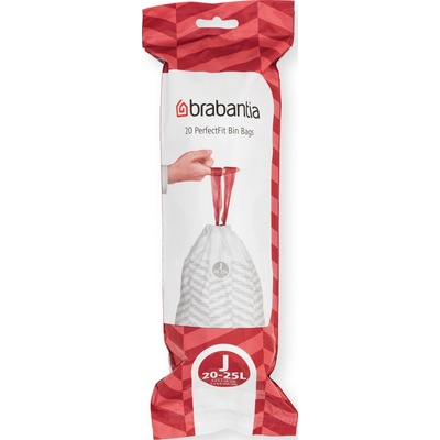 Brabantia Торбички за боклук Brabantia PerfectFit размер J 20-25 л 120 бр (138362)