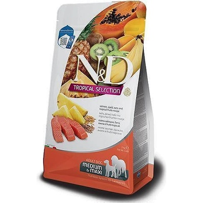 N&D N&D Tropical Selection Dog Adult Medium&Maxi Chicken and Tropical fruits за средни и едри породи с пиле 2kg