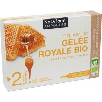Nat&Form Био пчелно млечице, 20 ампули, Nat&Form (022989 (AMP_GELE))